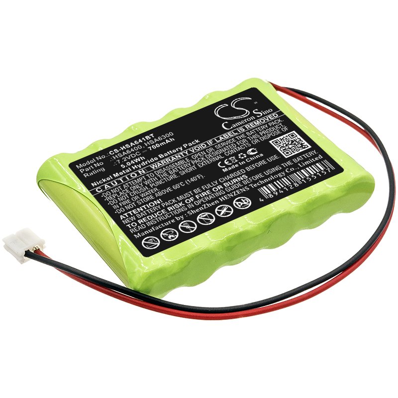 Yale HSA6400, HSA3800 700mAh Ni-MH turvajärjestelmän akku