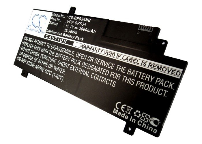 CS laptop battery Sony VGP-BPS34 3600mAh / 39.96WhmAh