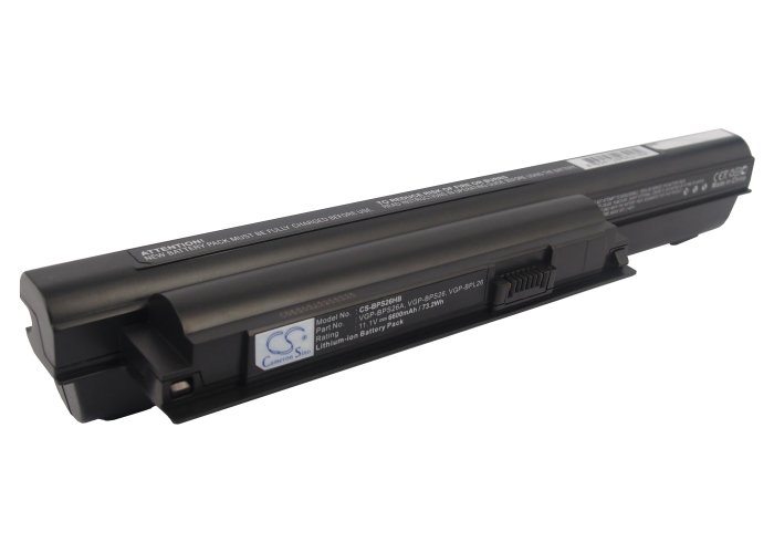 CS laptop battery Sony VGP-BPS26A, VGP-BPS26, VGP-BPL26 6600mAh