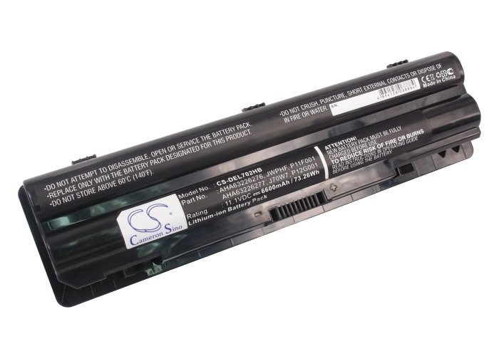 CS kannettavan akku Dell 08PGNG, 0J70W7, 0JWPHF, 0R4CN5 6600mAh