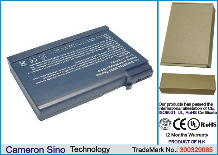 CS laptop battery Toshiba PA3098, PA3098U, PA3098U-1BAS, PA3098U-1BRS 4400mAh