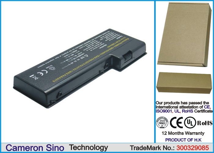 CS laptop battery Toshiba PA3479U-1BRS, PA3480U-1BRS, PABAS078 4400mAh