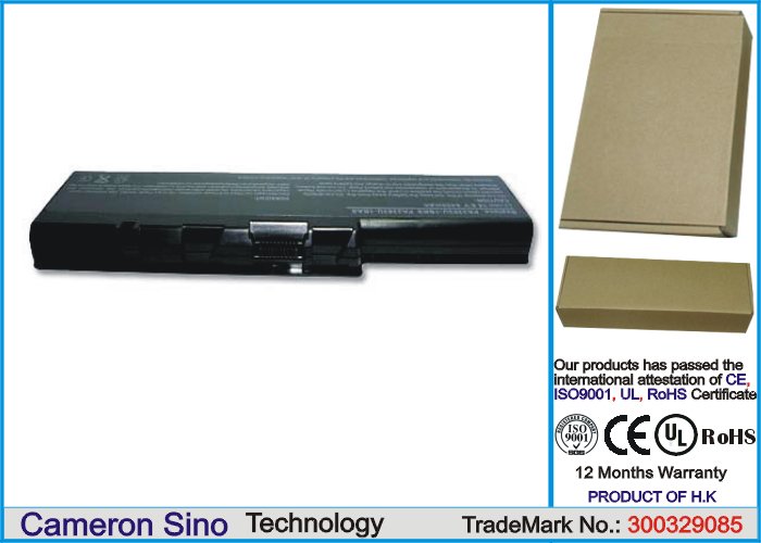 CS laptop battery Toshiba PA3383, PA3383U, PA3383U-1BAS, PA3383U-1BRS 4400mAh