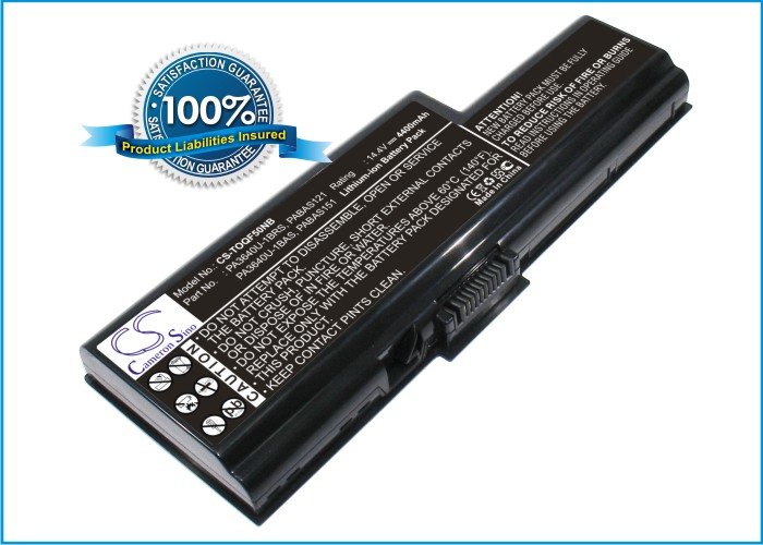 CS laptop battery Toshiba PA3640U-1BRS, PA3640U-1BAS 4400mAh