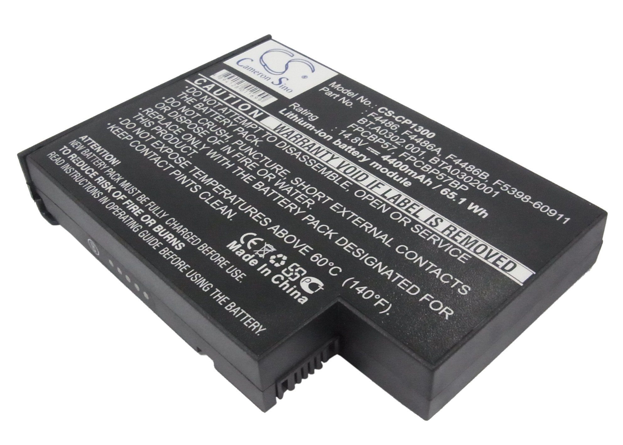 CS kannettavan akku HP CGR-B1870AE, F3410-60911, F4486 4400mAh