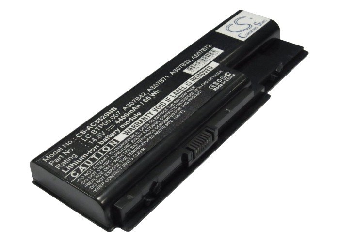CS klēpjdatoru akumulatoru Acer BT.00605.015, BT.00607.010 4400mAh