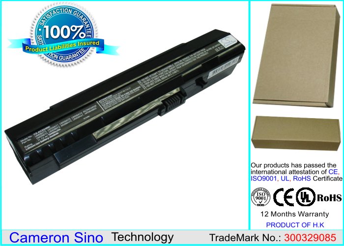 CS kannettavan akku Acer UM08A73, UM08B74 10400mAh