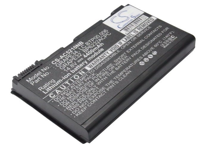 CS sülearvuti aku Acer GRAPE34, LC.BTP00.006 4400mAh