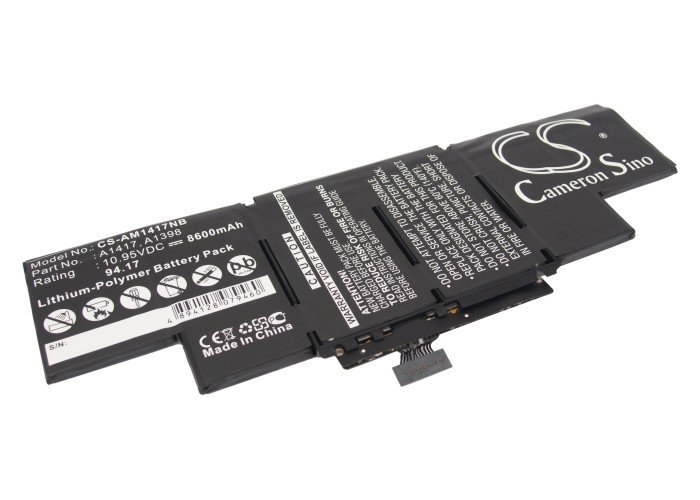 CS aккумулятор для лаптопa Apple A1417, A1398 8600mAh