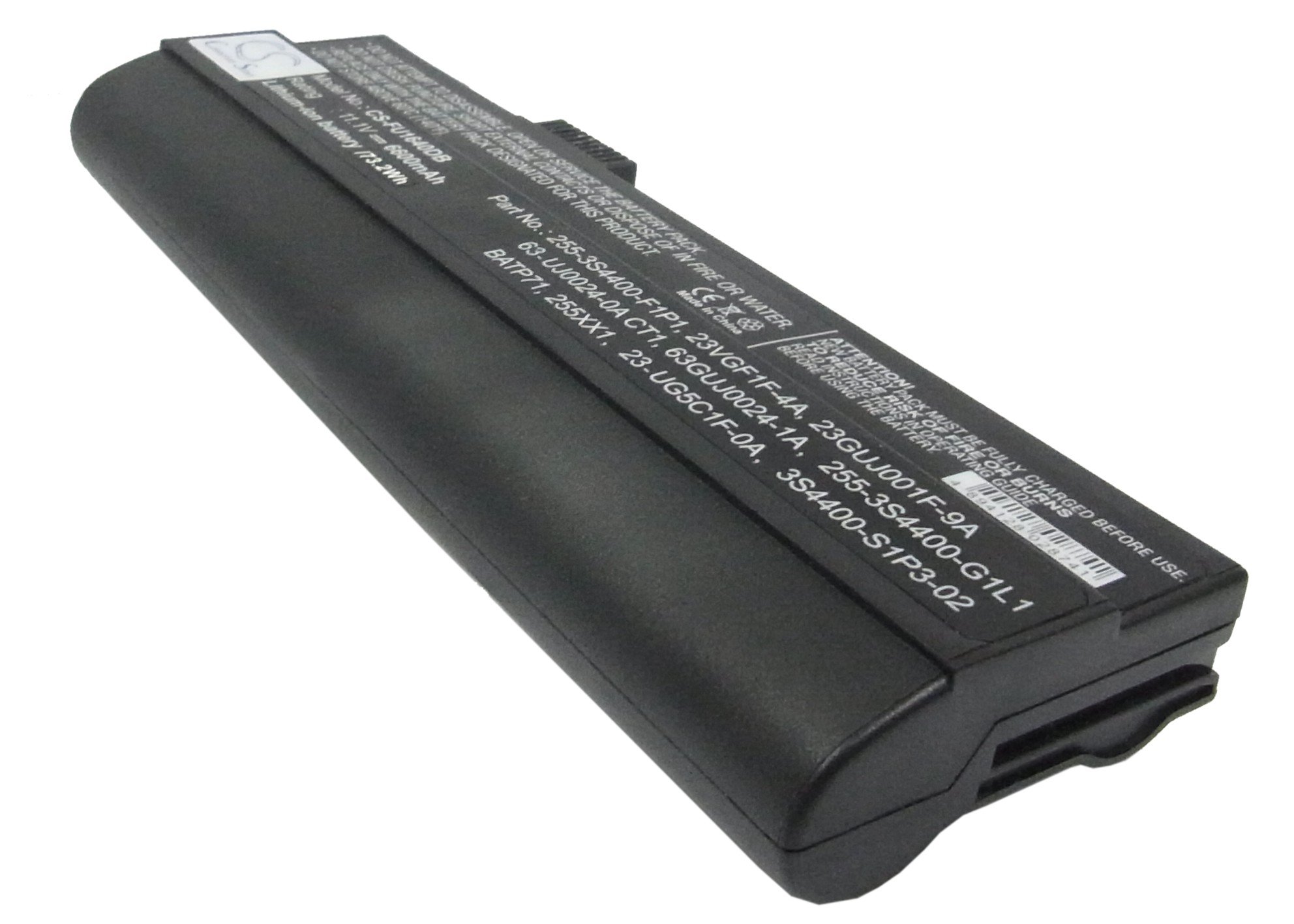 CS kannettavan akku Fujitsu 63-UJ0024-0A, 63-UJ0024-0A CT1 6600mAh