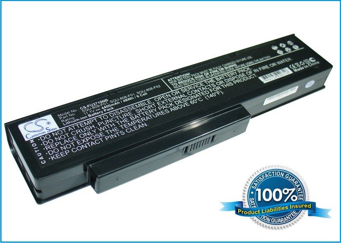 CS klēpjdatoru akumulatoru Fujitsu SQU-809-F01, SQU-808-F01, SQU-808-F02 4400mAh