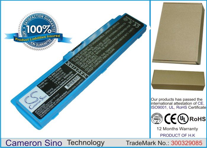 CS laptop battery Samsung AA-PB0TC4B, AA-PB8NC6W, AA-PB0TC4R 6600mAh