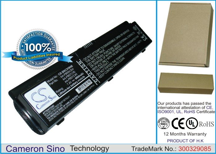 Samsung kannettavan tietokoneen akku AA-PB0TC4B 6600mAh Li-ion