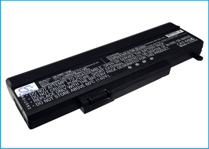 CS kannettavan akku Gateway SQU-715, W35052LB-SY 6600mAh
