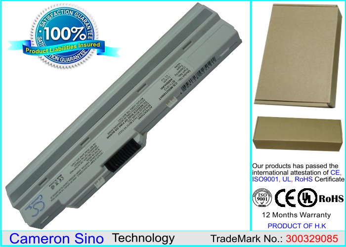 CS kannettavan akku MSI TX2-RTL8187SE, 6317A-RTL8187SE 4400mAh