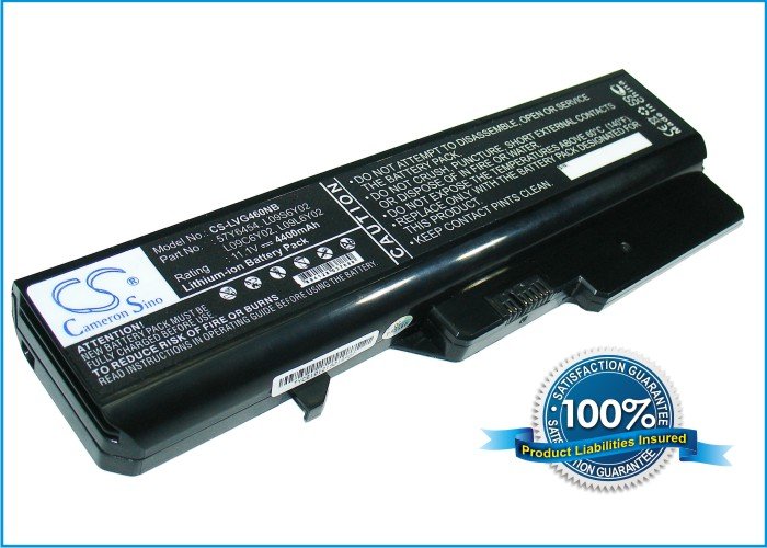 CS kannettavan akku Lenovo L09N6Y02, L09S6Y02, L10C6Y02, 4400mAh