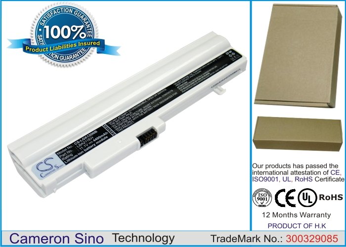 CS kannettavan akku LG LBA211EH, LB3211EE, LB3511EE, LB6411EH, LBA211EH 4400mAh