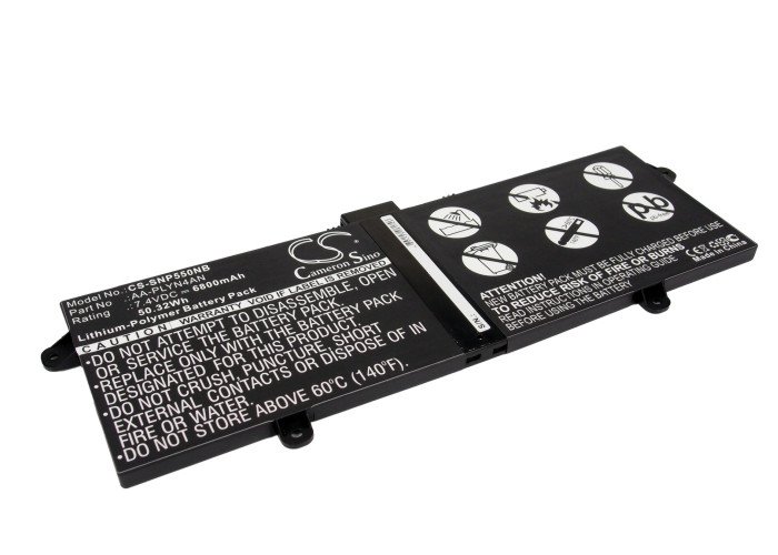CS kannettavan akku Samsung AA-PLYN4AN 6800mAh