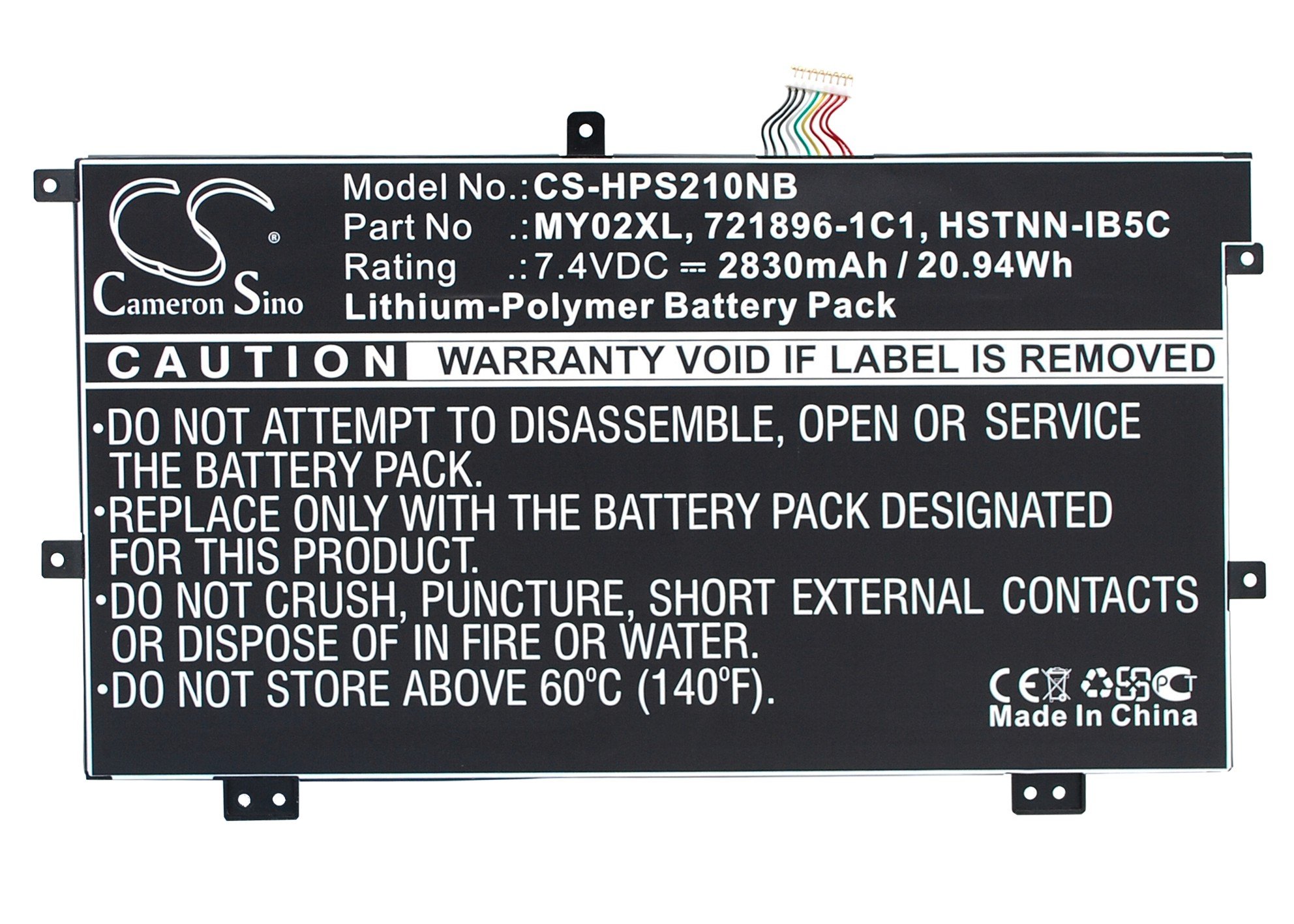 CS sülearvuti akku Hp Slatebook x2, TPN-Q127 2830mAh