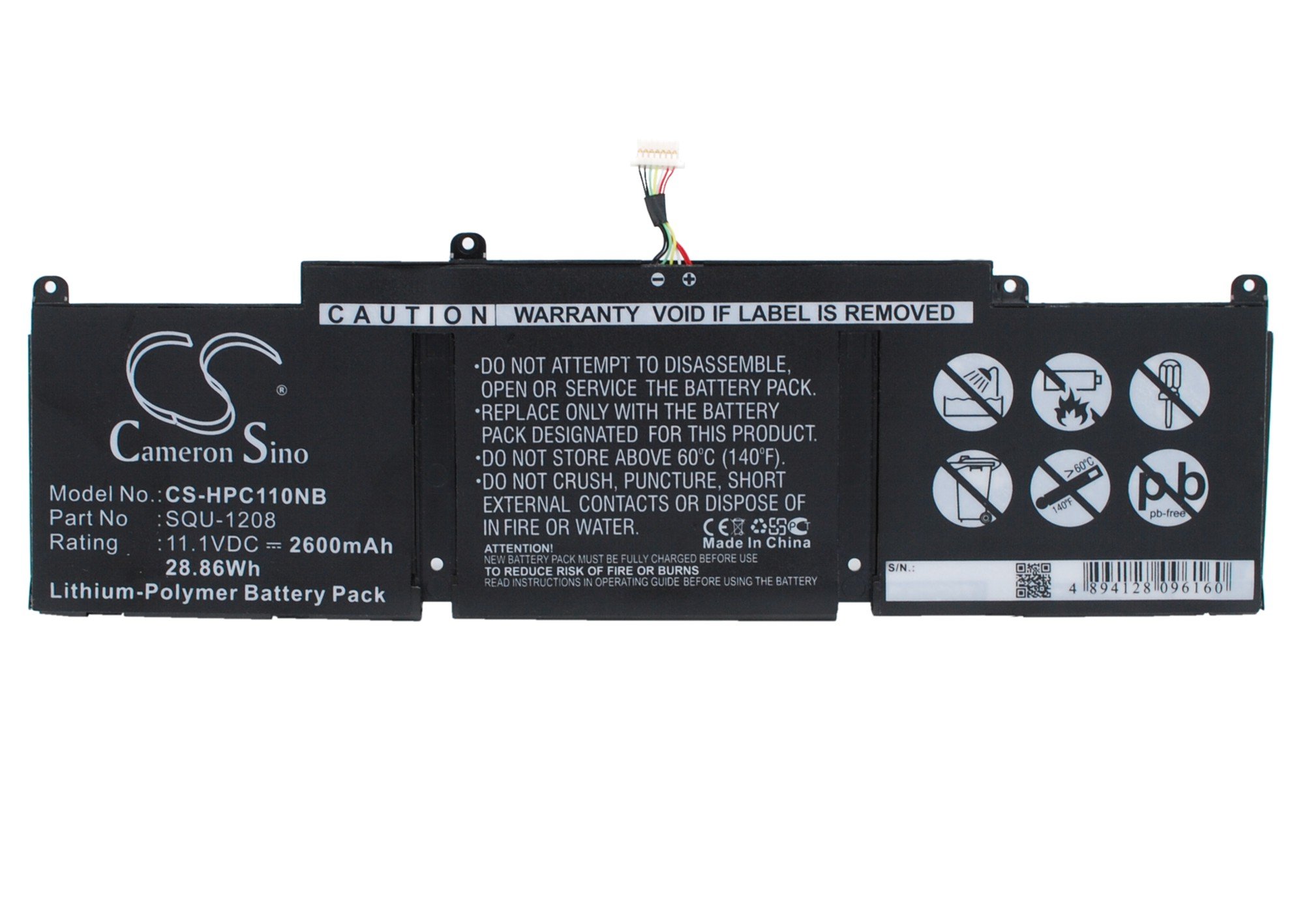 CS sülearvuti akku Hp Chromebook 11 2600mAh