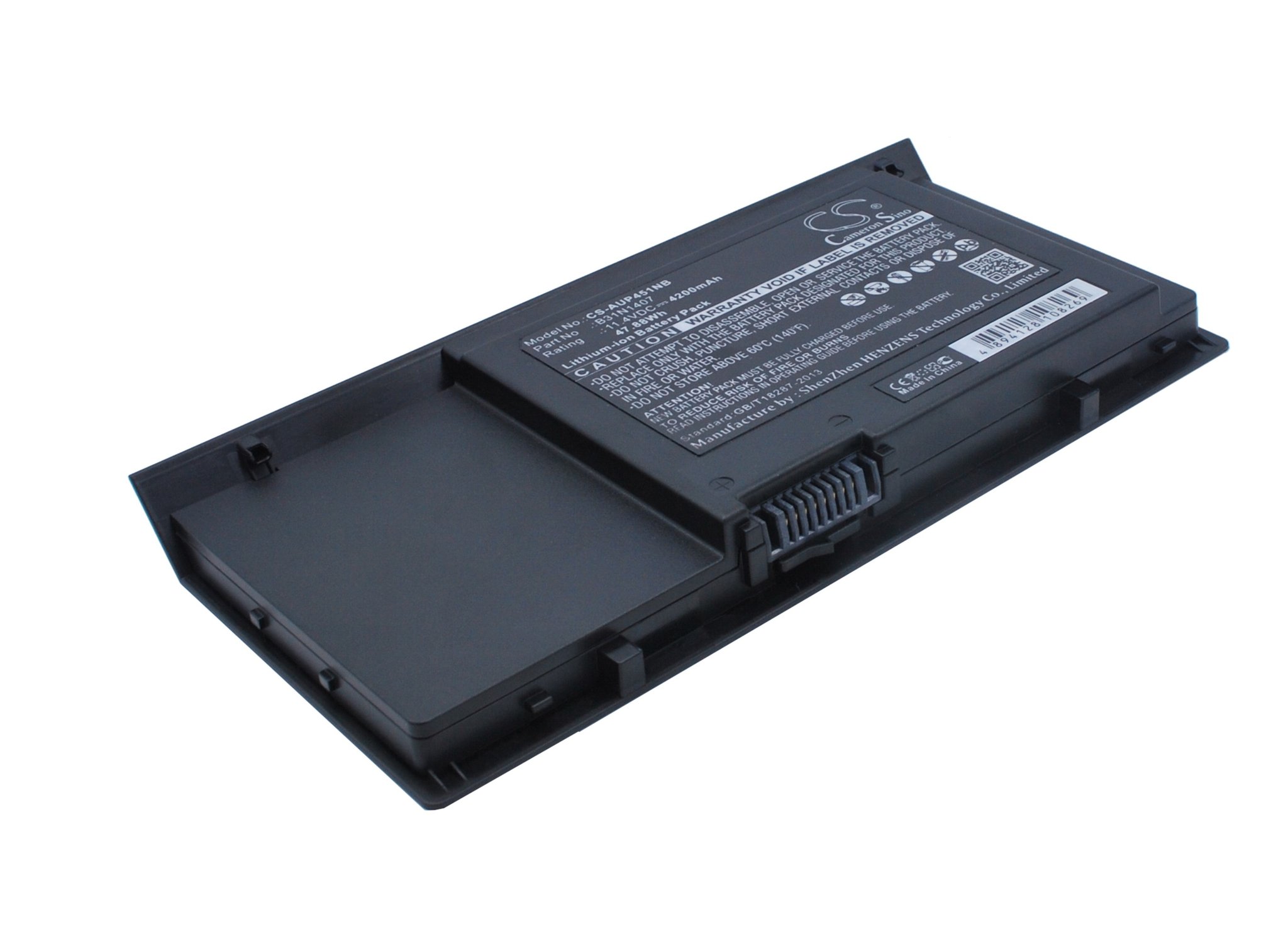 CS  kannettavan akku Asus B31N1407, 0B200-01120000 4200mAh