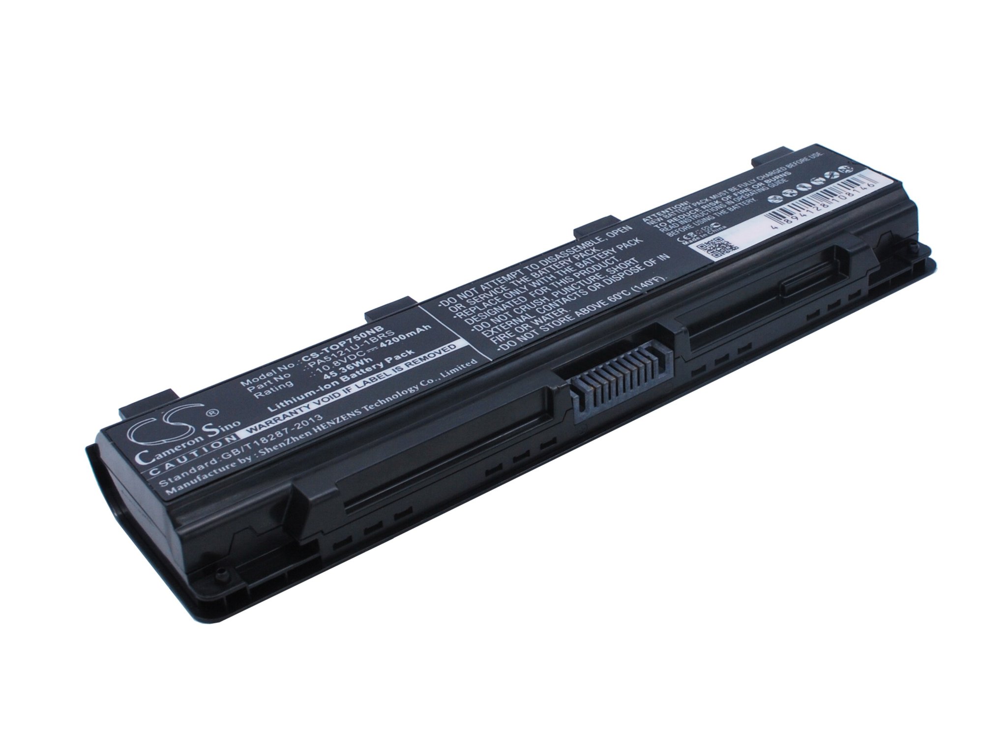CS Laptop Battery Toshiba PA5121U-1BRS, P000573260, PABAS274 4200mAh