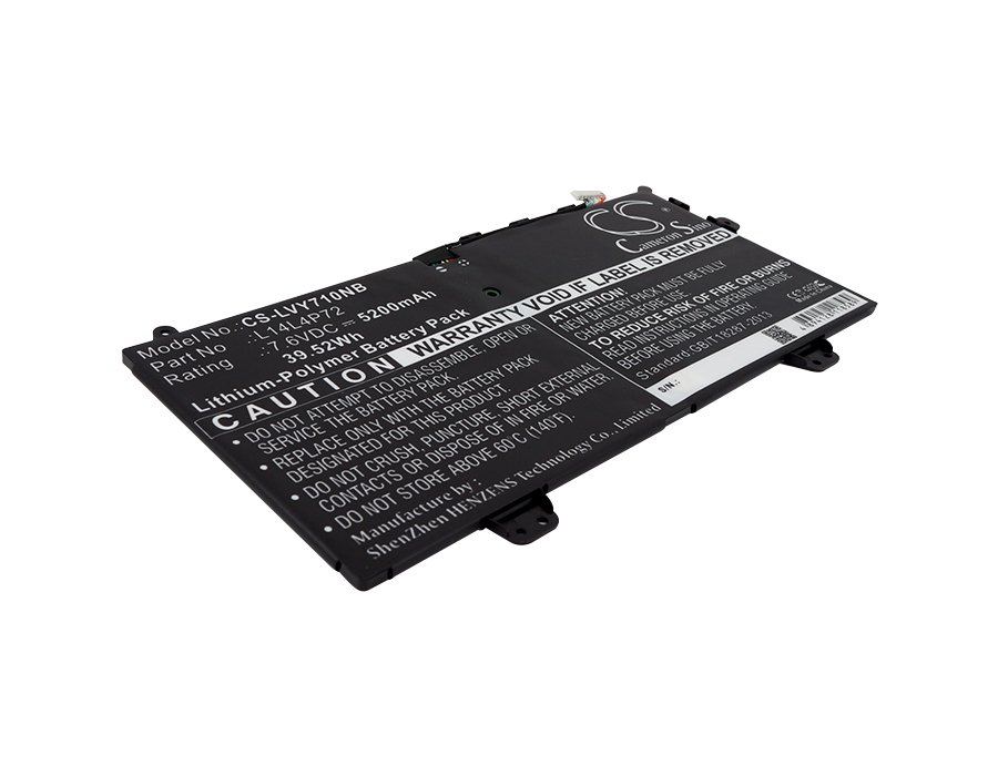 CS kannettavan akku Lenovo L14L4P72 5200mAh Li-Polymer