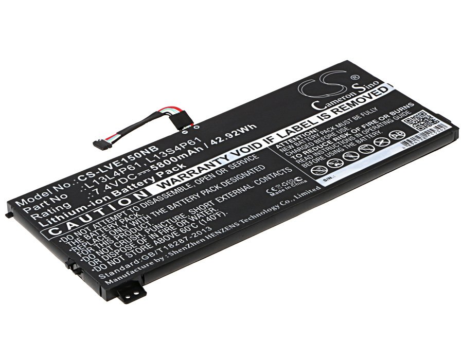 CS kannettavan akku Lenovo L13L4P61, L13S4P61, L13M4P61, 2ICP3/86/94-2 5800mAh Li-ion