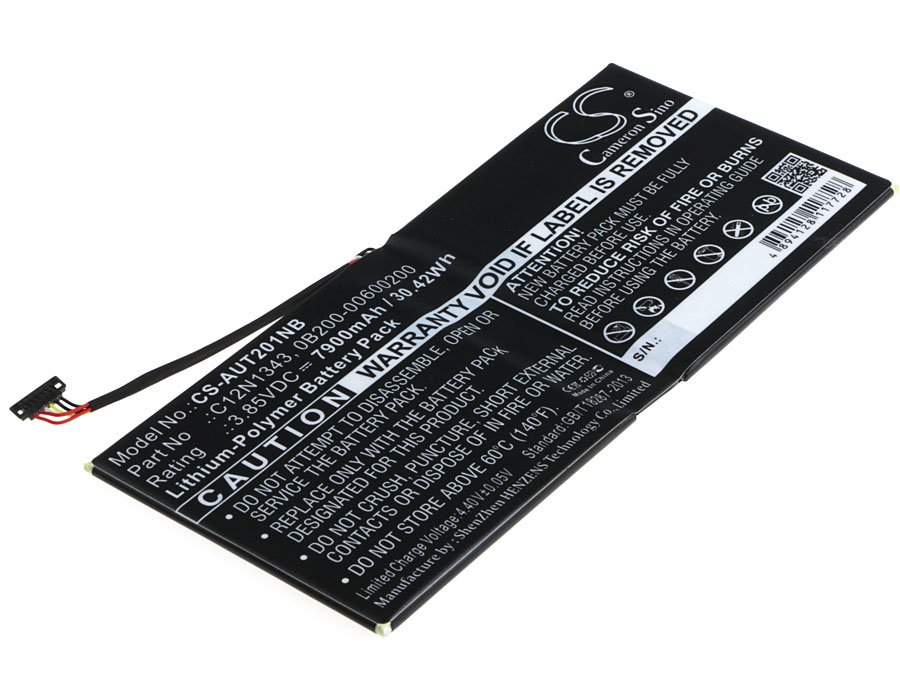 CS kannettavan akku Asus C12N1343, 0B200-00600200 7900mAh L-PL