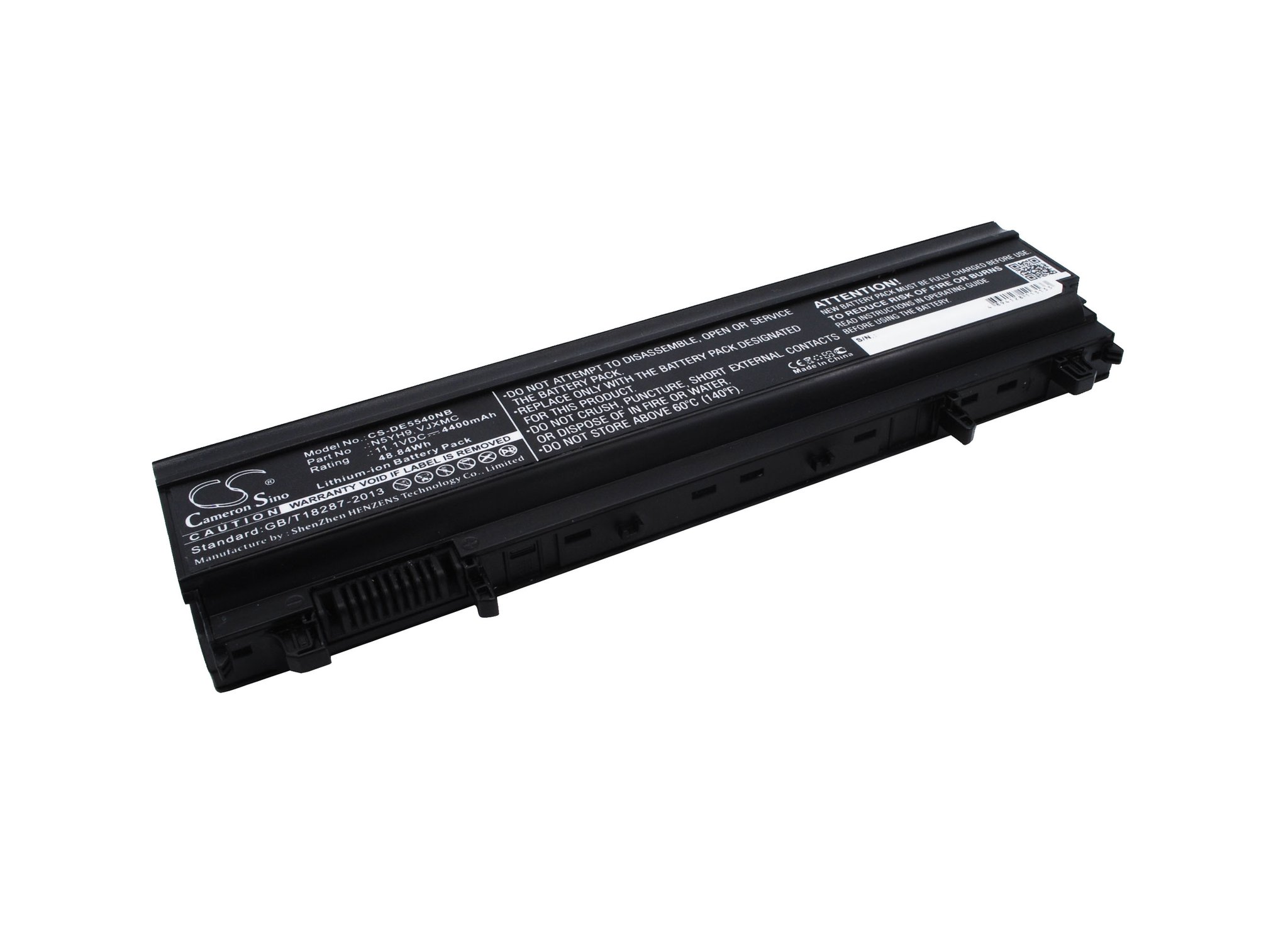 CS kannettavan akku Dell VJXMC, VVONF, N5YH9, 0M7T5F 4400mAh Li-ion