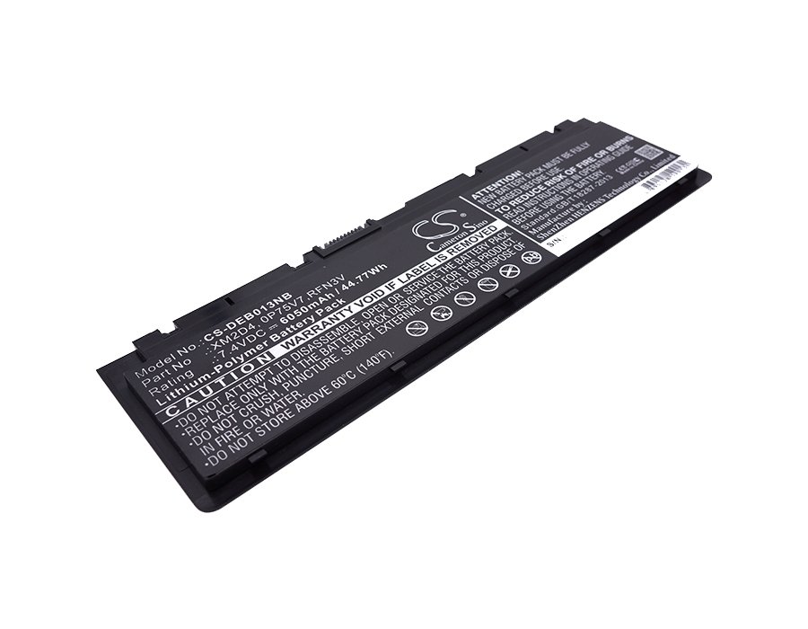CS kannettavan akku Dell XM2D4, 0P75V7, XM2D4, RFN3V 6050mAh Li-PL