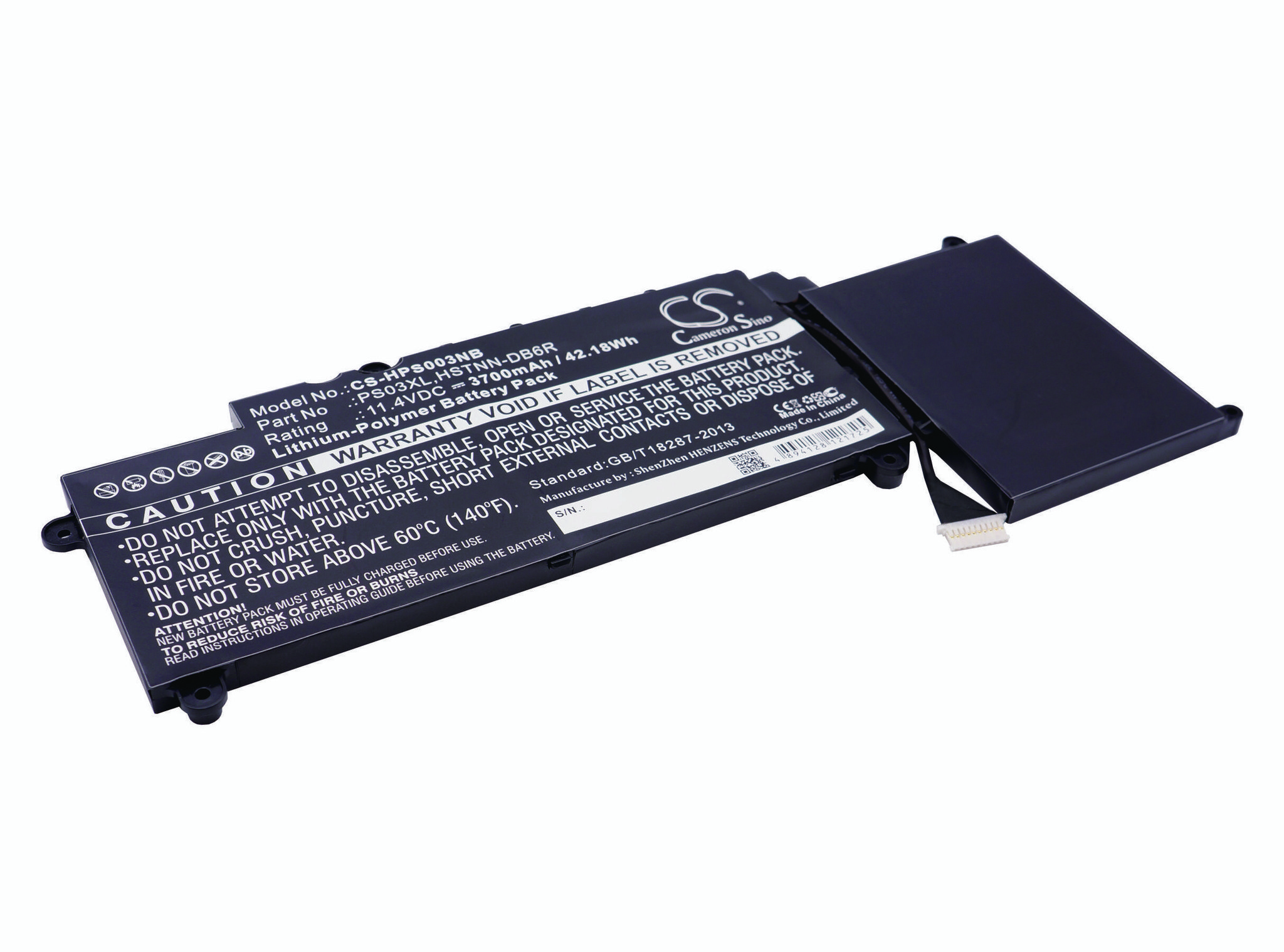 CS laptop akku HP PS03XL, HSTNN-DB6R, 787520-005 3700mAh Li-PL