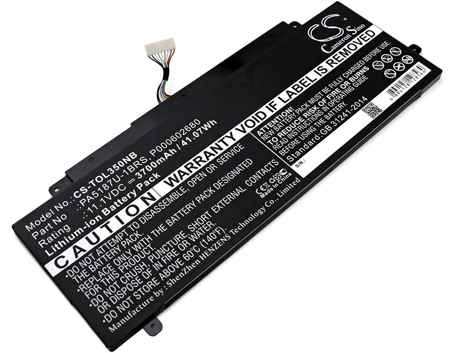 CS Laptop Battery Toshiba Satellite Click 2 L35W-B3204, Satellite L35W, Satellite L35W-B3204, PA5187U-1BRS, P000602680 11.10V 3700mAh Li-ion