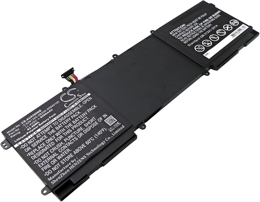 CS kannettavan akku Asus C32N1340, 0B200-00940100 ZenBook NX500 8200mAh Li-Polymer