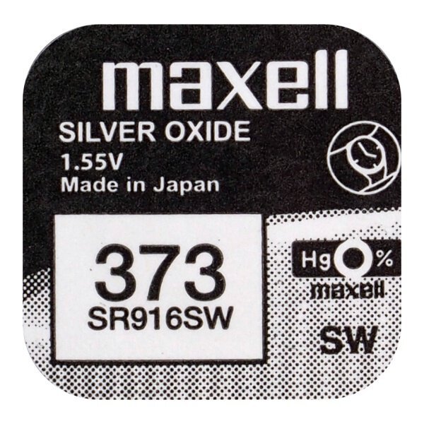 Maxell 373 skatīties baterija