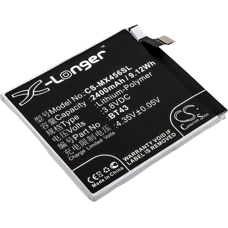 Meizu BT43 2400mAh Li-PL mobiiltelefoni aku