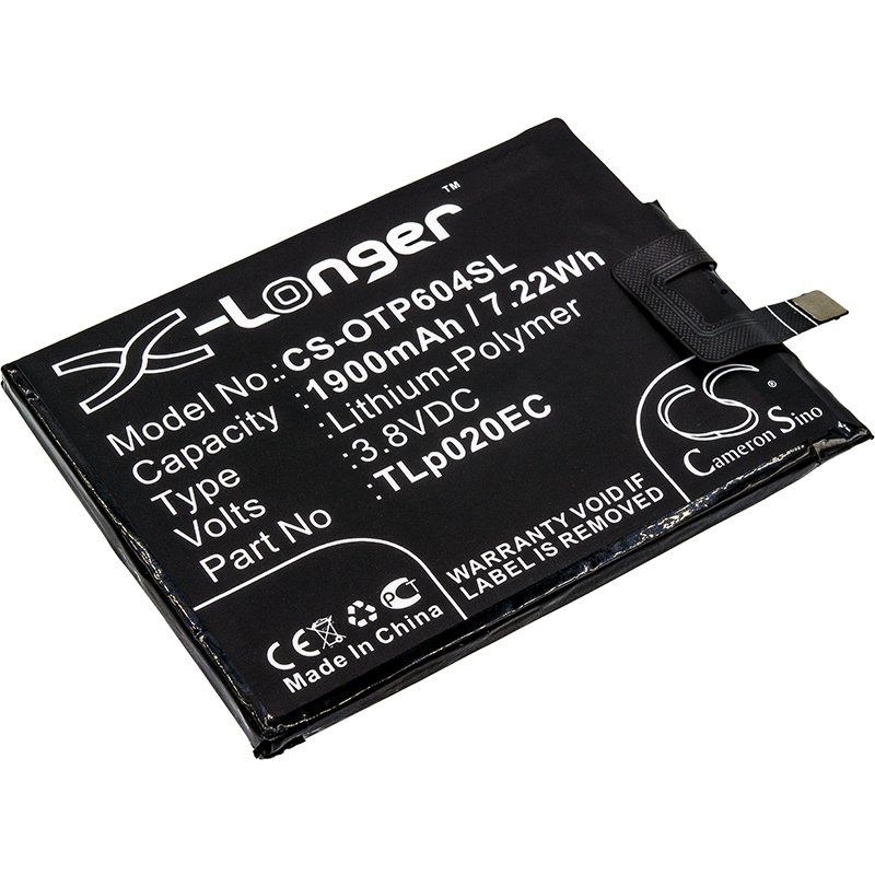 Alcatel TLp020EC 1900mAh Li-PL mobile phone battery