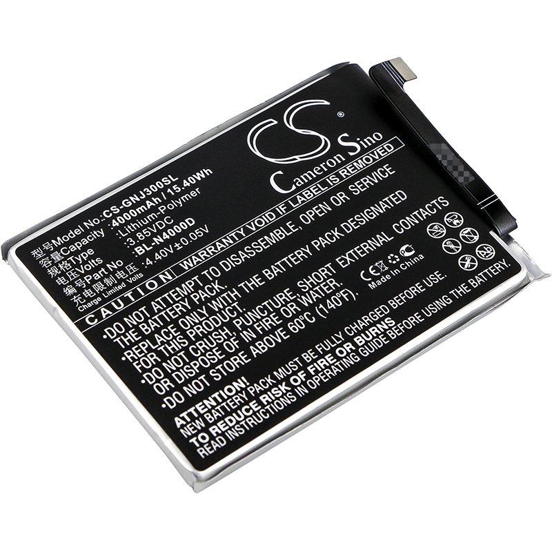 Gionee BL-N4000D 4000mAh Li-PL telefonu akumulatoru