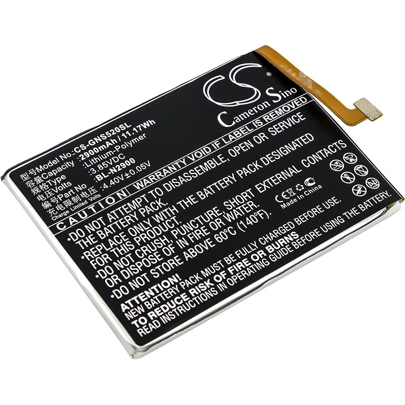 Gionee BL-N2900 2900mAh Li-PL telefonu akumulatoru