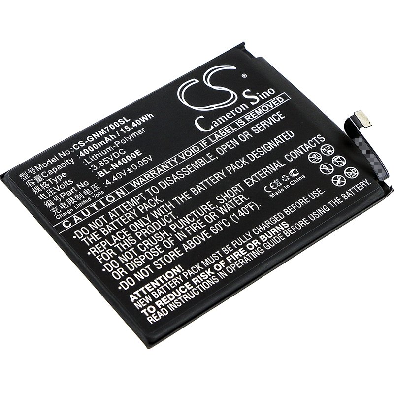 Gionee BL-N4000E 4000mAh talruna akumulatoru