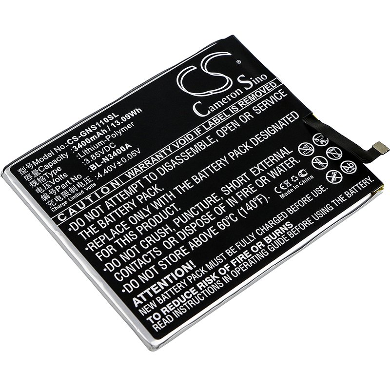 Gionee BL-N3400A 3400mAh mobile phone battery
