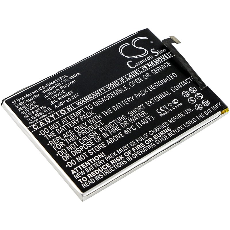 Gionee BL-N4000Y 4000mAh talruna akumulatoru