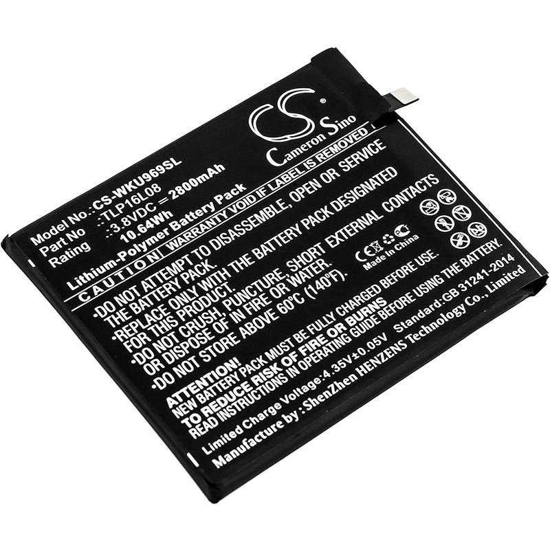 Wiko TLP16L08 2800mAh talruna akumulatoru