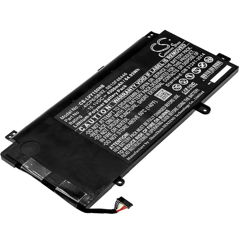 Lenovo 00HW008 laptop Li-poly battery 4300mAh