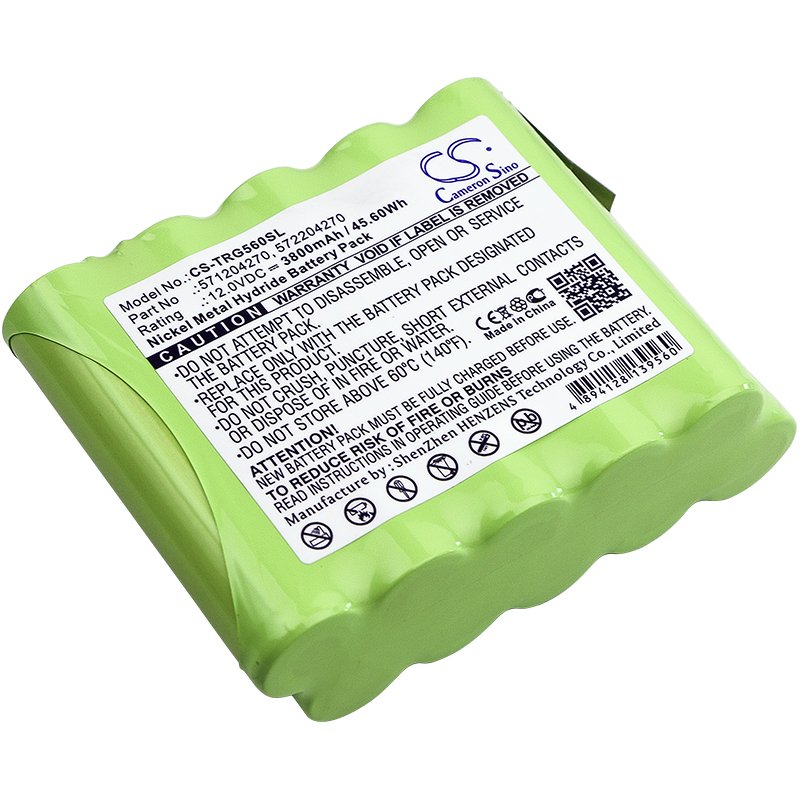 Trimble 571204270, 572204270 seadme aku Ni-MH 3800mAh