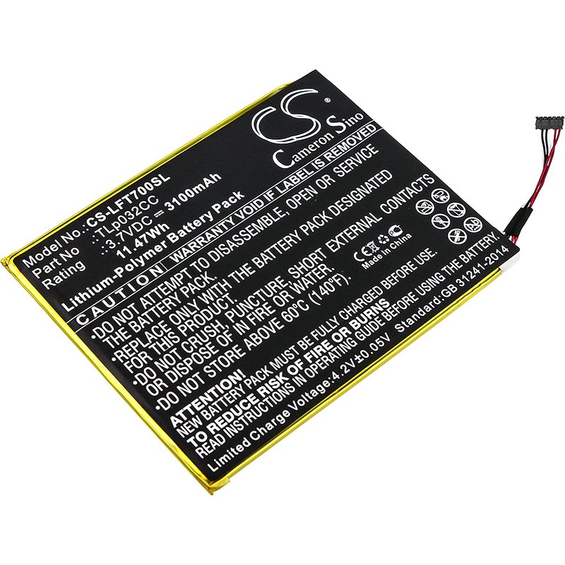 Alcatel TLp032CC 3100mAh tablet battery