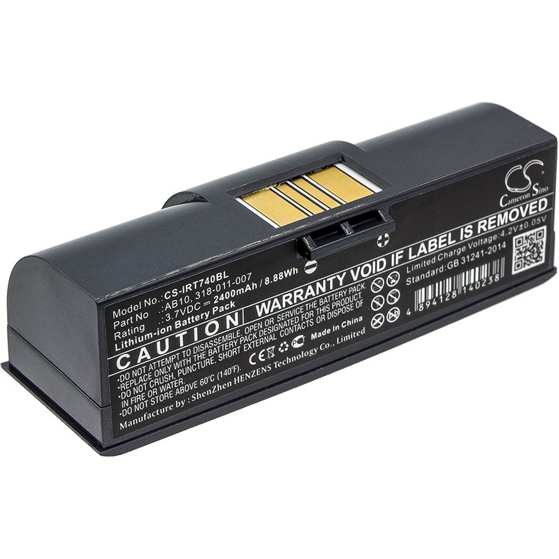 Intermec 318-011-007, AB10 barcode scanner battery Li-ion 2400mAh