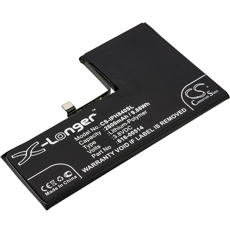 iPhone Xs, 616-00514 2600mAh Li-PL аккумулятор телефона