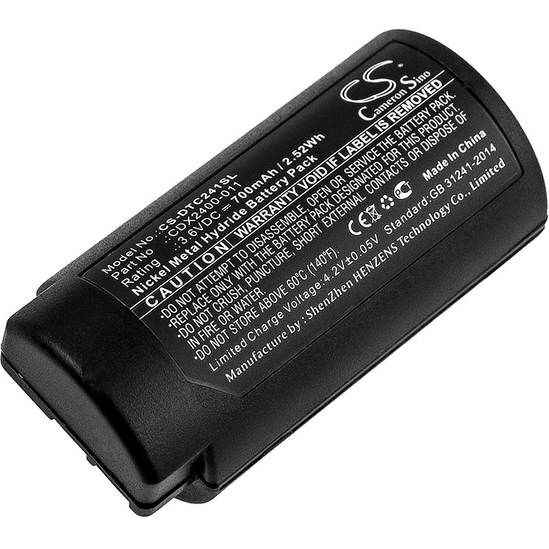 Cordex CDX2400-011 thermal camera battery Ni-MH 700mAh