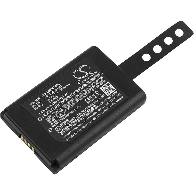 Unitech 1400-900018G 1100mAh Li-ion barcode scanner battery